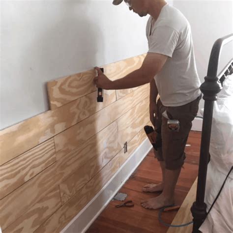 cutting electrical boxes in ship lap|diy shiplap wall cutting.